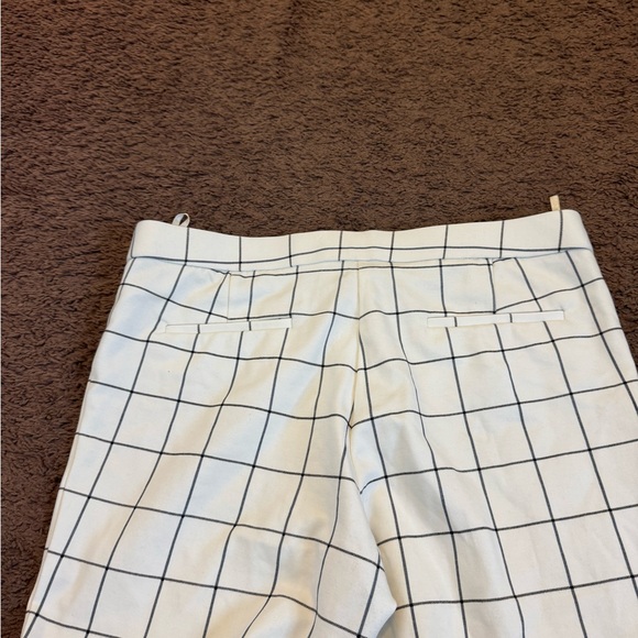 2 FOR $20 Chelsea & Theodore Windowpane Plaid Pants Hi Rise Skinny Pixie 12 - Picture 8 of 9